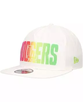 Мужская белая кепка для гольфиста Los Angeles Dodgers Spring Spectrum Snapback New Era, белый