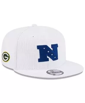 Мужская белая кепка Green Bay Packers Pro Bowl 9FIFTY Snapback New Era, белый