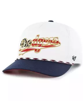 Мужская белая кепка Los Angeles Dodgers с надписью Hitch Snapback '47 Brand, белый