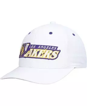 Мужская белая кепка Los Angeles Lakers Oh Word Pro Snapback Mitchell & Ness