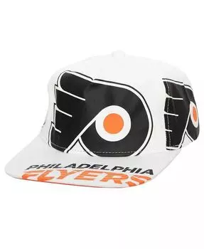 Мужская белая кепка Philadelphia Flyers In Your Face Snapback Deadstock Mitchell & Ness, белый