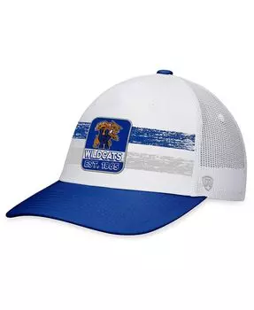 Мужская белая кепка Royal Kentucky Wildcats Retro Fade Snapback Top of the World