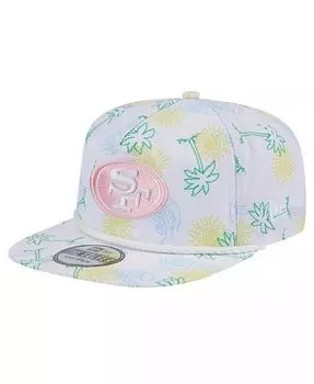 Мужская белая кепка San Francisco 49ers Vacay Golfer Snapback New Era, белый