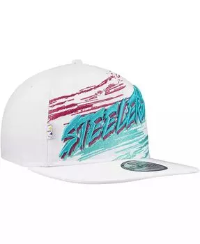 Мужская белая кепка Snapback Pittsburgh Steelers Jazzy Golfer New Era, белый