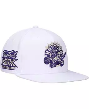 Мужская белая кепка Toronto Raptors Hardwood Classics SOUL Snapback Mitchell & Ness