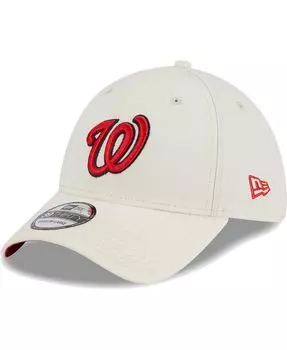 Мужская белая кепка Washington Nationals Chrome Team Classic 39THIRTY Flex Hat New Era