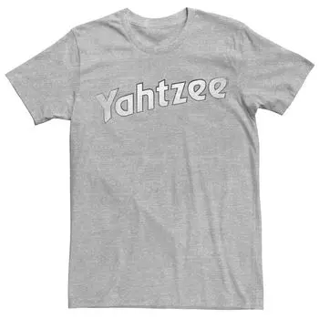 Мужская белая классическая футболка Yahtzee с логотипом Licensed Character