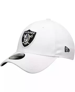 Мужская белая классическая кепка Las Vegas Raiders 39THIRTY Flex Team New Era, белый