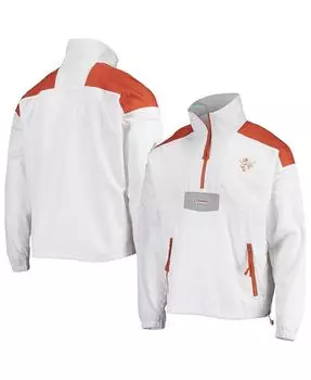 Мужская белая куртка-анорак texas longhorns santa ana с молнией на четверть Columbia, белый