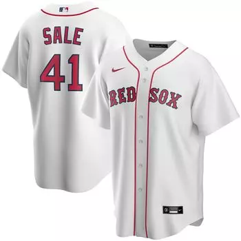 Мужская белая майка Chris Sale Boston Red Sox с именем игрока Nike