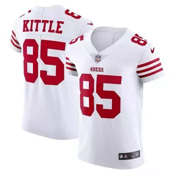 Мужская белая майка Джорджа Киттла San Francisco 49ers Vapor Elite Nike