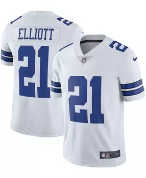Мужская белая майка Ezekiel Elliott Dallas Cowboys Vapor Limited Player Nike