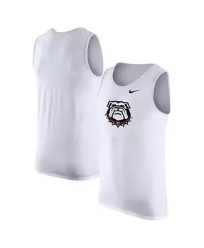 Мужская белая майка Georgia Bulldogs Nike, белый