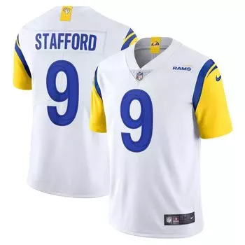 Мужская белая майка Мэтью Стаффорда Los Angeles Rams Alternate Vapor Limited Nike