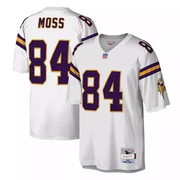 Мужская белая майка Mitchell & Ness Randy Moss Minnesota Vikings Legacy, реплика