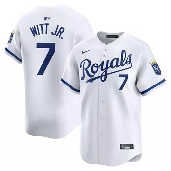 Мужская белая майка Nike Bobby Witt Jr. Kansas City Royals Home Limited Player, цвет Ryl White