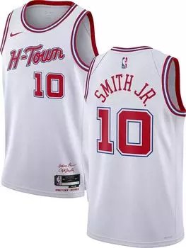 Мужская белая майка Nike City Edition Houston Rockets Джабари Смит-младший №1 2023-24