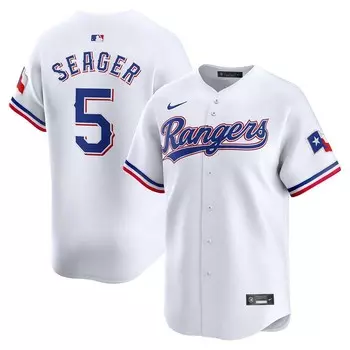 Мужская белая майка Nike Corey Seager Texas Rangers Home Limited Player, цвет Rgr White