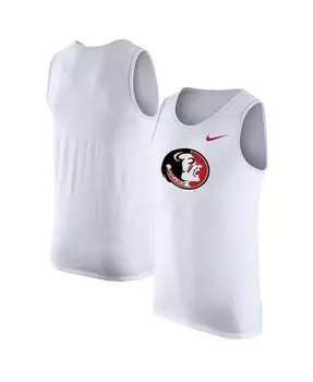 Мужская белая майка с винтажным логотипом Florida State Seminoles Performance Nike, белый