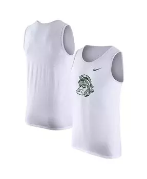 Мужская белая майка с винтажным логотипом Michigan State Spartans Performance Nike, белый