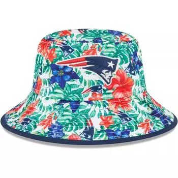 Мужская белая панама New Era New England Patriots в ботаническом стиле