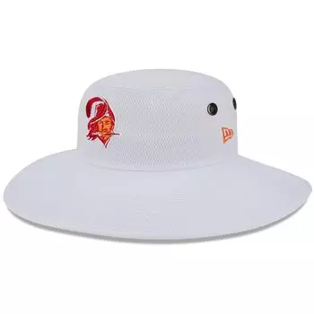 Мужская белая панама New Era Tampa Bay Buccaneers 2023, тренировочный лагерь НФЛ, панама-ведро