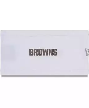 Мужская белая повязка на голову Cleveland Browns Official Training Camp COOLERA New Era, белый