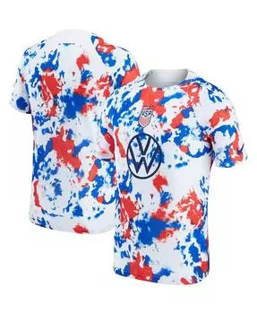 Мужская белая предматчевая футболка USWNT 2022/23 Nike