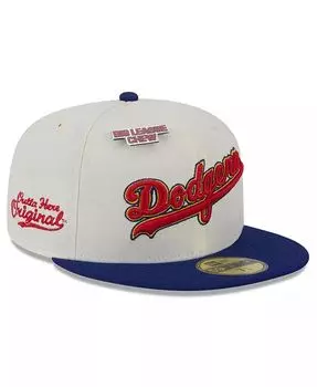 Мужская белая приталенная кепка Los Angeles Dodgers Big League Chew Original 59FIFTY New Era, белый