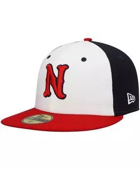 Мужская белая приталенная шляпа Nashville Sounds Authentic Collection Team Alternate 59FIFTY New Era