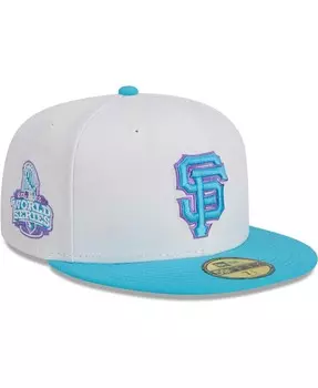 Мужская белая приталенная шляпа San Francisco Giants Vice 59FIFTY New Era