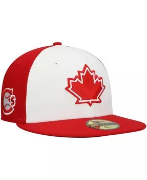 Мужская белая приталенная шляпа Vancouver Canadians Authentic Collection Team Alternate 59FIFTY New Era