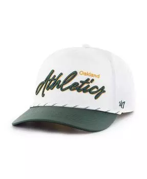 Мужская белая регулируемая кепка Oakland Athletics Chamberlain Hitch '47 Brand
