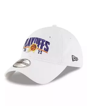 Мужская белая регулируемая кепка Phoenix Suns NBA Playoffs 2022 Arch 9TWENTY New Era, белый