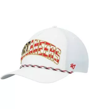 Мужская белая регулируемая кепка Tampa Bay Buccaneers Hitch Stars and Stripes Trucker '47 Brand