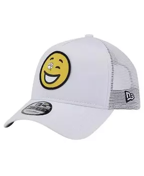 Мужская белая регулируемая шапка Clemson Tigers Wink Foam Trucker New Era, белый