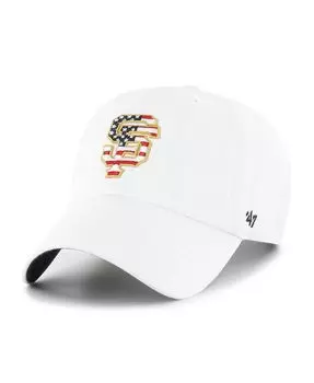 Мужская белая регулируемая шапка San Francisco Giants Homeland Clean Up '47 Brand