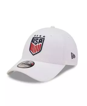 Мужская белая регулируемая шапка Uswnt 9Forty New Era