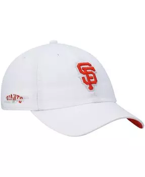 Мужская белая регулируемая шляпа San Francisco Giants с кодом города City Connect Clean Up '47 Brand