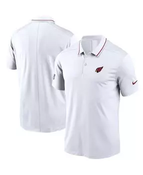 Мужская белая рубашка-поло Arizona Cardinals Sideline Victory Performance Nike, белый