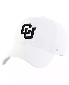 Мужская белая рваная регулируемая шляпа Colorado Buffaloes в винтажном стиле '47 Brand, белый