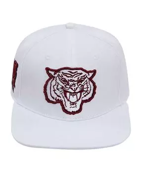 Мужская белая шерстяная шляпа Morehouse Maroon Tigers Mascot Evergreen Snapback Pro Standard