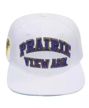 Мужская белая шерстяная шляпа Prairie View A&M Panthers Evergreen Snapback Pro Standard, белый