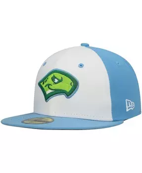 Мужская белая шляпа Daytona Tortugas Authentic Collection Road 59FIFTY. New Era