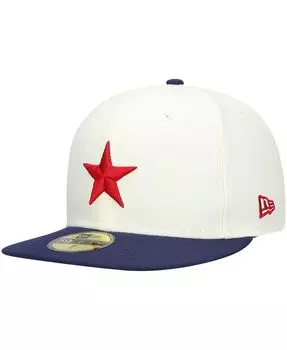 Мужская белая шляпа Detroit Stars Cooperstown Collection Turn Back The Clock 59FIFTY. New Era