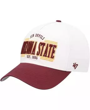 Мужская белая шляпа с регулируемой навеской Arizona State Sun Devils Streamline '47 Brand, белый