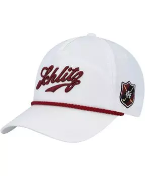 Мужская белая шляпа Schlitz Rope Snapback American Needle