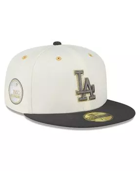 Мужская белая, темно-серая кепка Los Angeles Dodgers MLB All-Star Game 1980, хром 59FIFTY. New Era