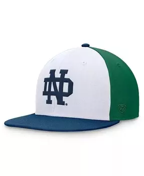 Мужская белая/темно-синяя приталенная шляпа Notre Dame Fighting Irish Tritone Heritage Collector Top Of The World, мультиколор