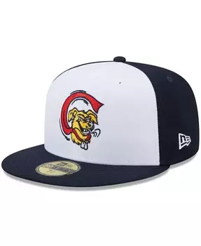 Мужская белая, темно-синяя шляпа Charleston RiverDogs Marvel x Minor League 59FIFTY. New Era